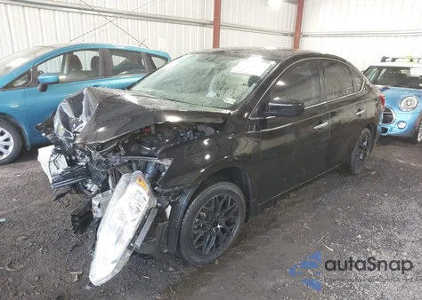 2017 Nissan Sentra Sv z USA, uszkodzony, nr VIN 3N1AB7APXHY396641